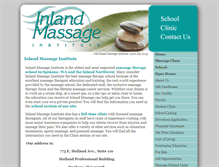 Tablet Screenshot of inlandmassage.edu